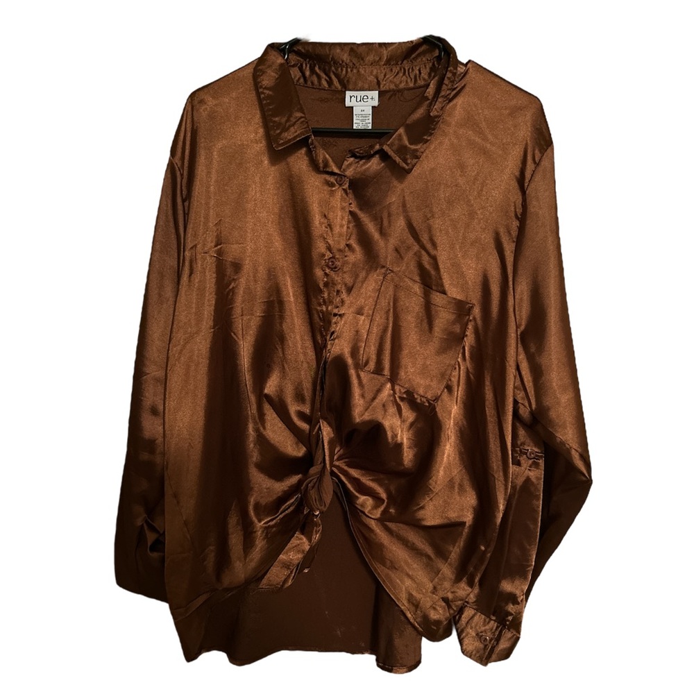 Rue + Silk Button Down Shirt ✨